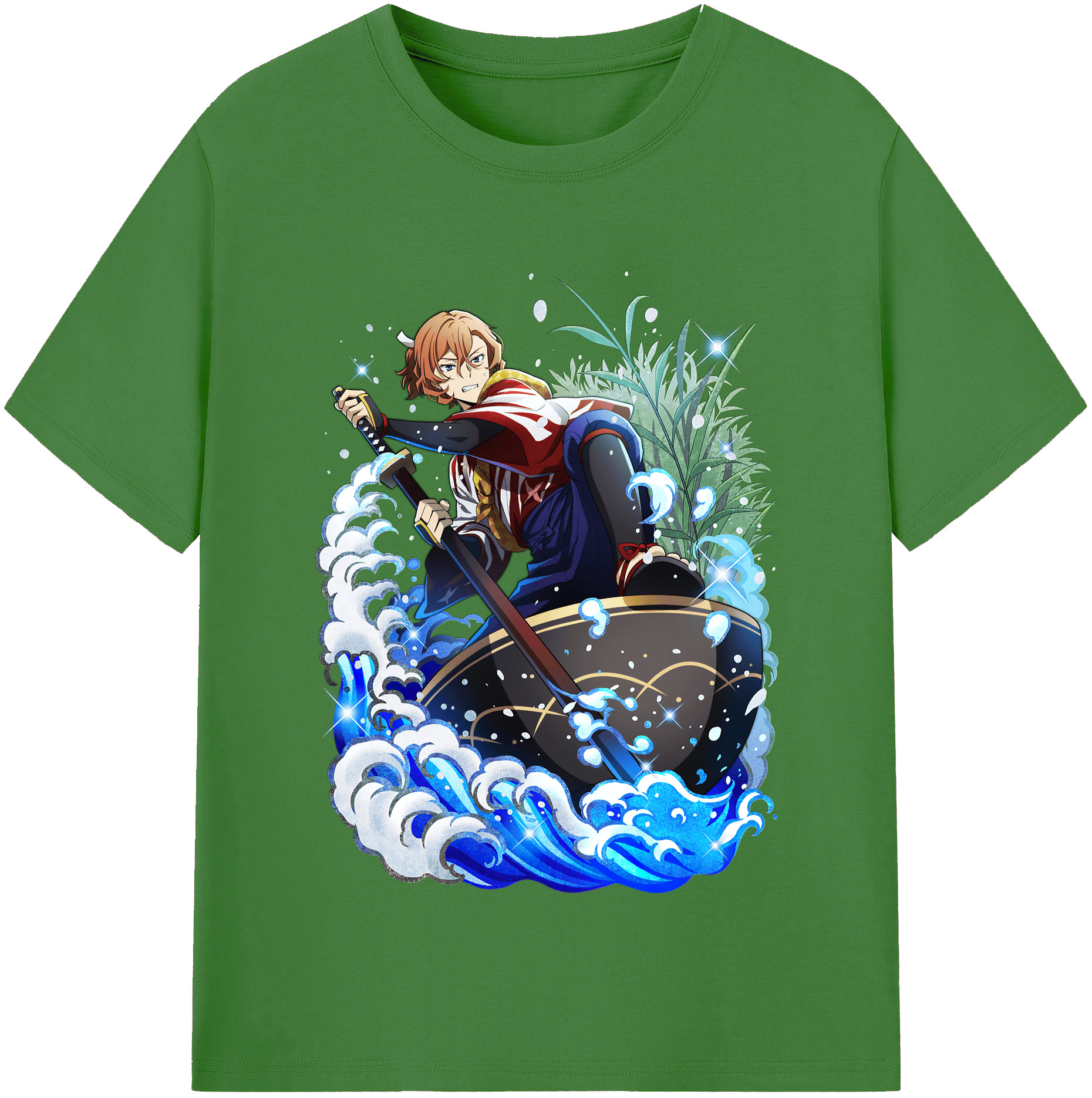 （画像用） 文豪ストレイドッグス Bungo Stray Dogs レディースカジュアルプリントTシャツ（綿100％）